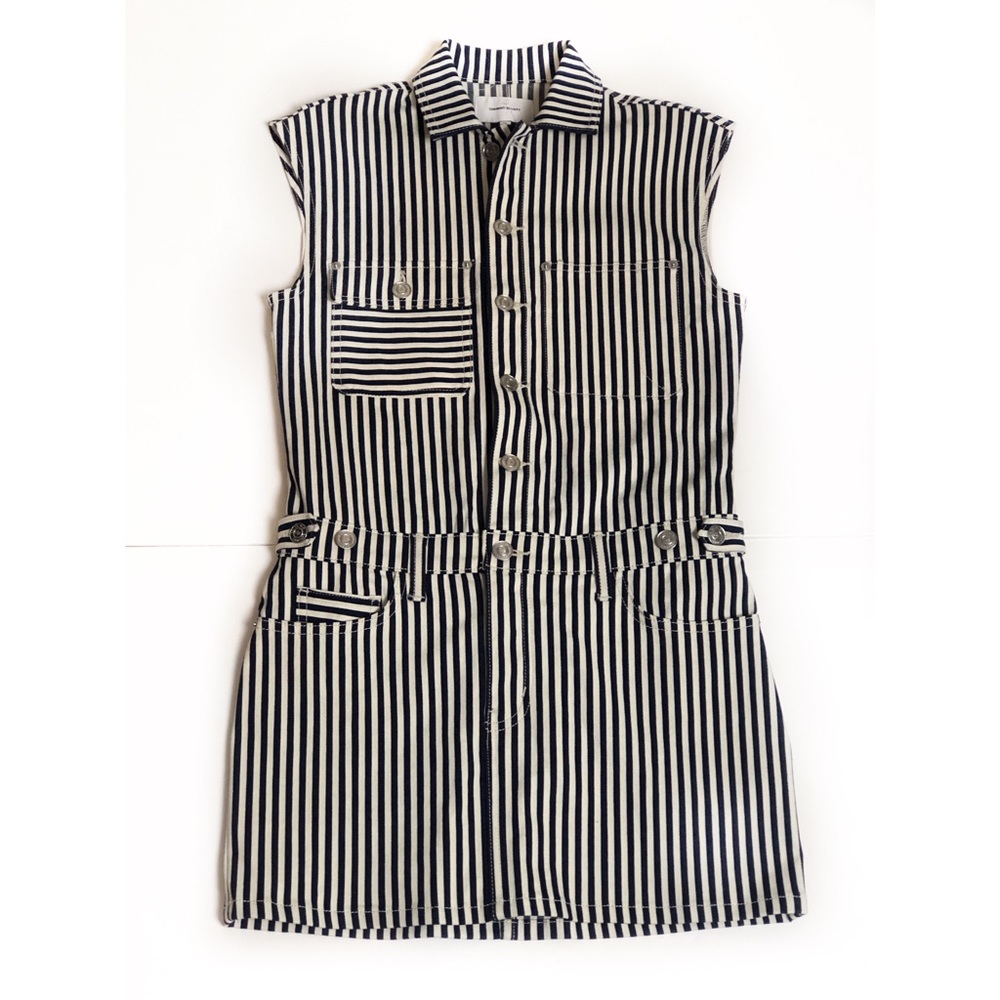 NWT Current Elliot Denim Striped Dress
